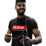 fear me just because-the collection -t-shirt-featuring-an-athletic-man-with-headphones-full