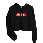 womens bold-black-fear me just because crop-hoodie product image 4 ghost