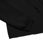 womens bold-black-fear me just because crop-hoodie product image 5 ghost close up fabrick shoot